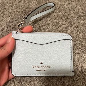 kate spade ♠️ Leila pebbled leather small wallet